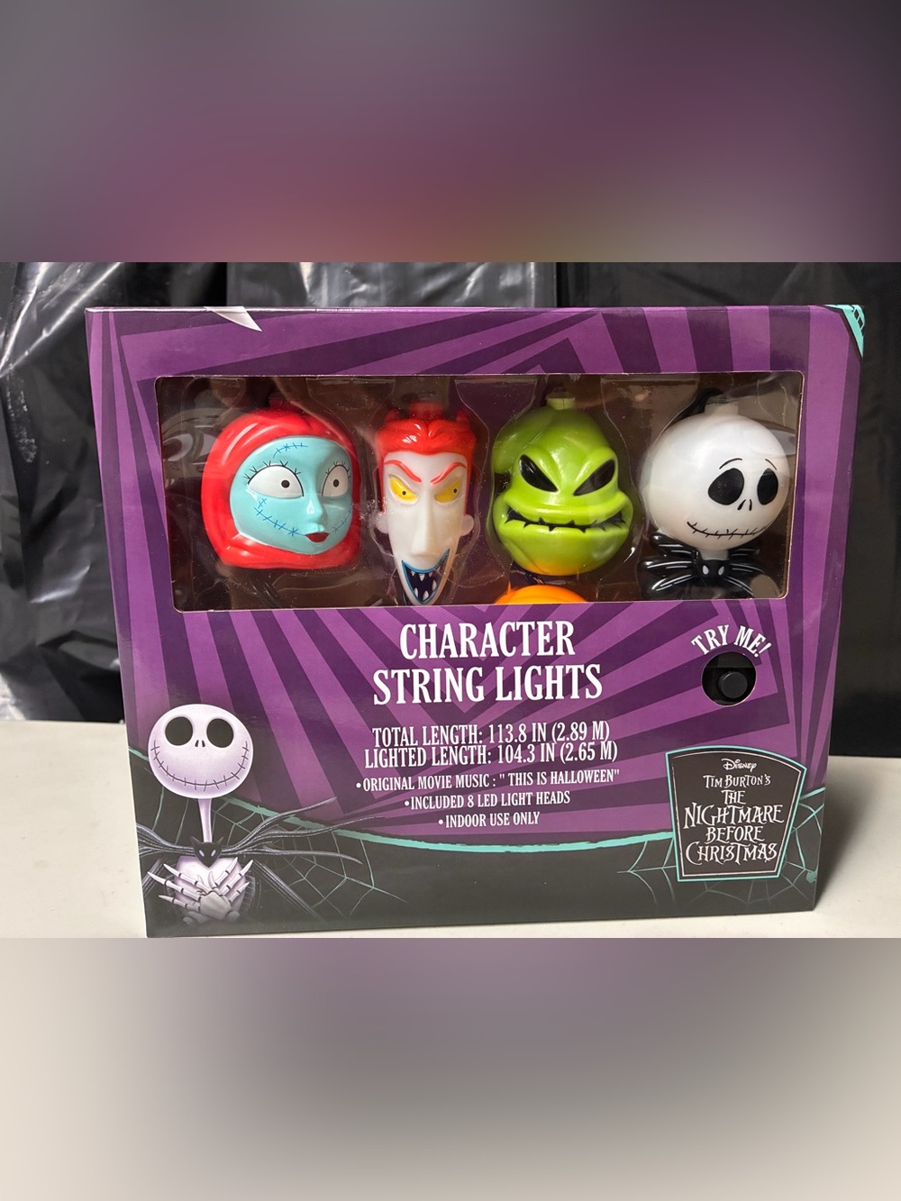 Disney The Nightmare Before Christmas Musical Character String Light
